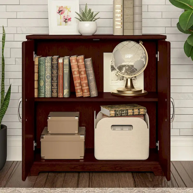 30W Small Storage Cabinet with Doors