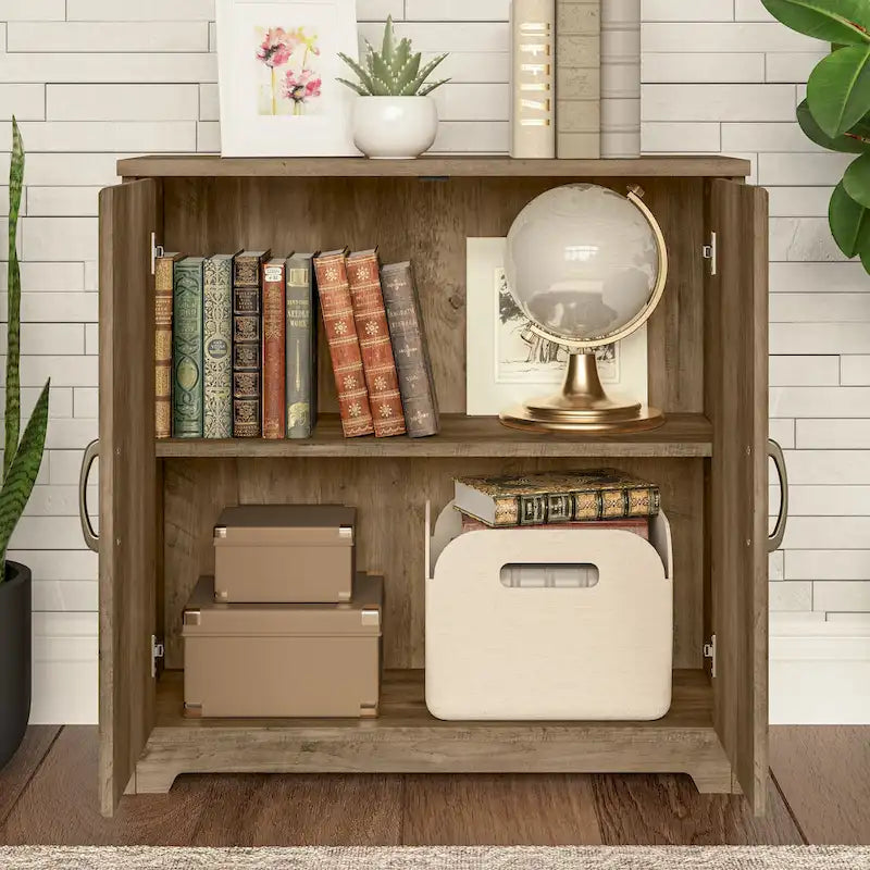 30W Small Storage Cabinet with Doors