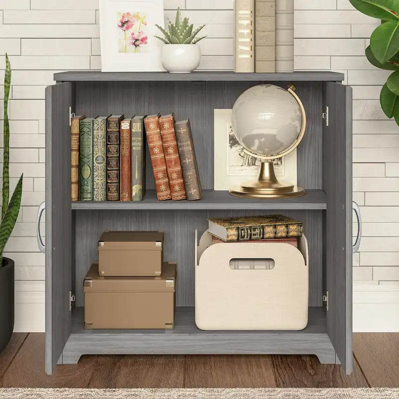 30W Small Storage Cabinet with Doors
