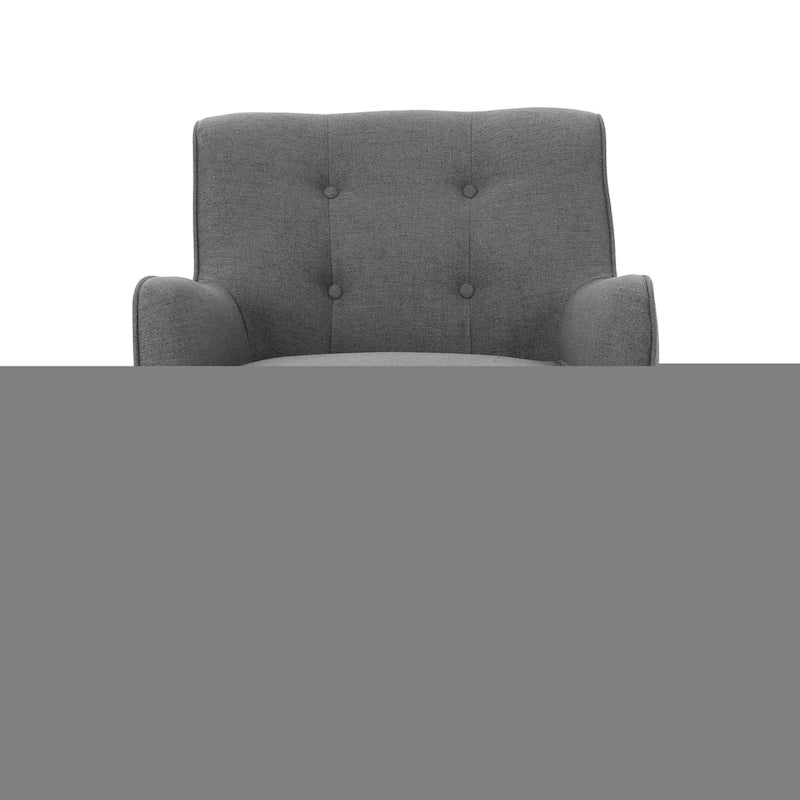 Felicity Mid-century Modern Tufted Armchair by Christopher Knight Home