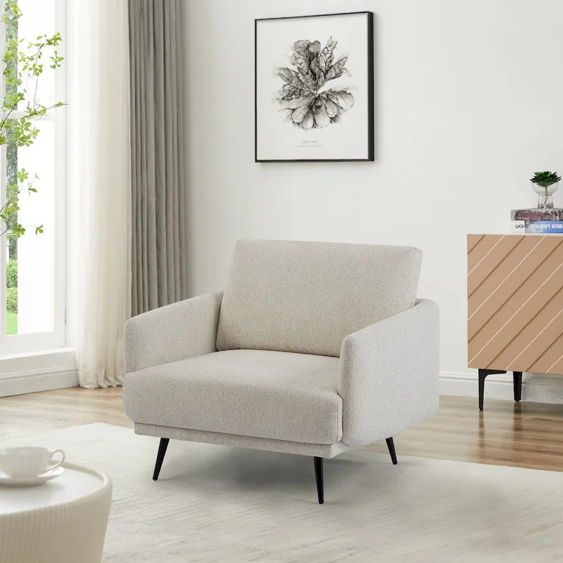 37.5W Oversized Armchair Leisure Sofa Accent Chair