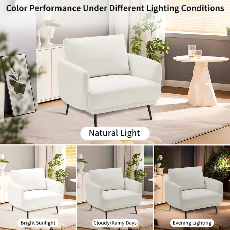37.5W Oversized Armchair Leisure Sofa Accent Chair