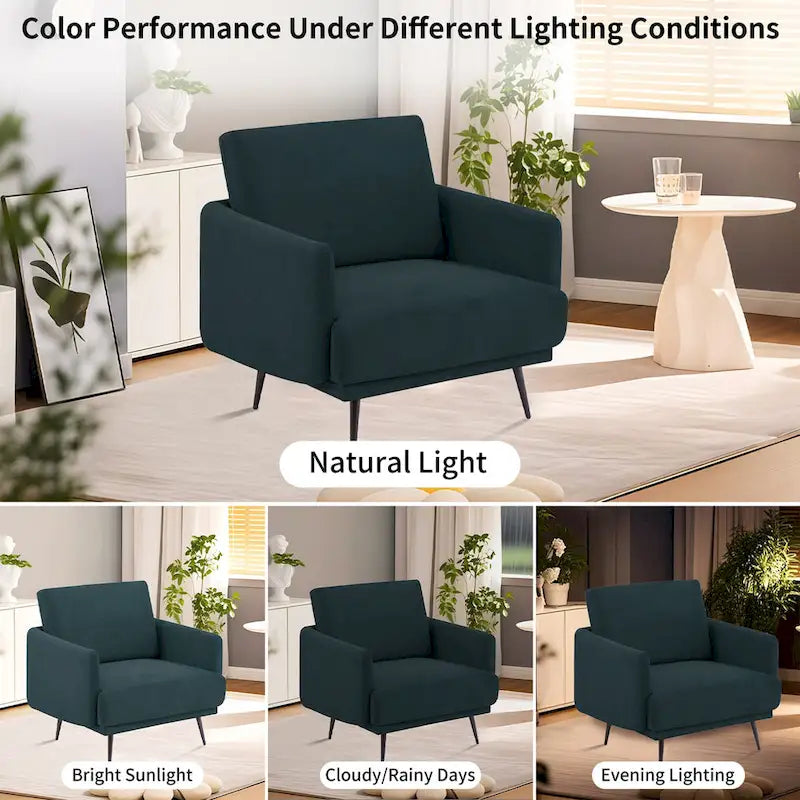 37.5W Oversized Armchair Leisure Sofa Accent Chair