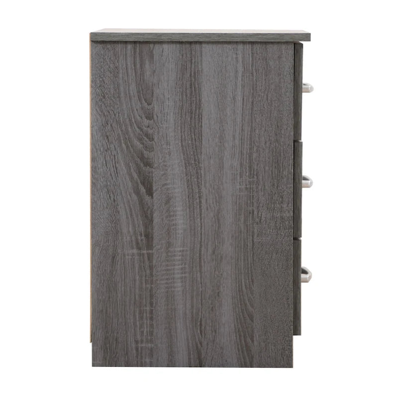 Boston 3-drawer Wooden Nightstand