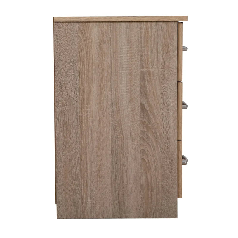 Boston 3-drawer Wooden Nightstand