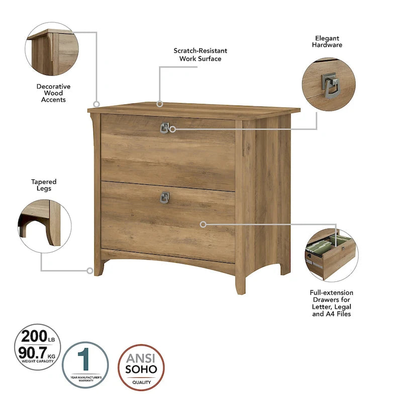 Salinas 2-drawer Lateral File Cabinet