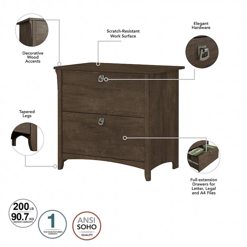 Salinas 2-drawer Lateral File Cabinet