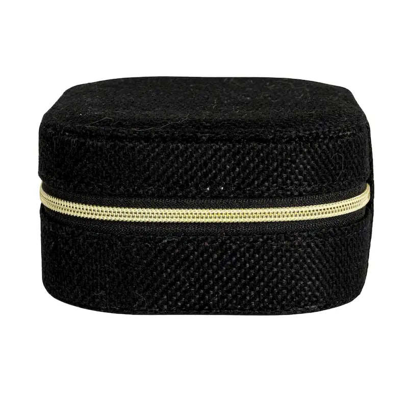 Household Essentials Fabric Travel Jewelry Organizer Box - 5.0L x 3.8W x 2.0H