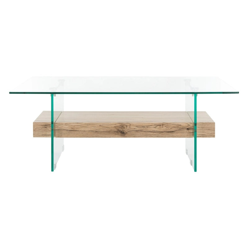 Modern Glass Coffee Table - 43.3 x 23.6 x 16.5 - 43W x 24D x 17H