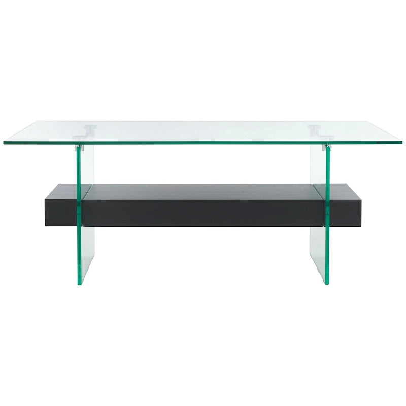 Modern Glass Coffee Table - 43.3 x 23.6 x 16.5 - 43W x 24D x 17H
