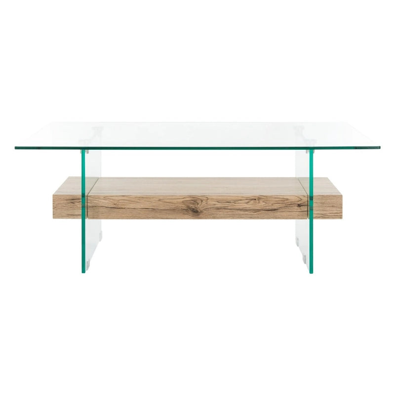 Modern Glass Coffee Table - 43.3 x 23.6 x 16.5 - 43W x 24D x 17H