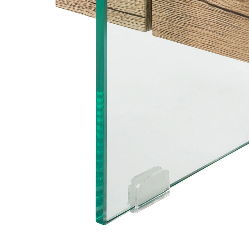 Modern Glass Coffee Table - 43.3 x 23.6 x 16.5 - 43W x 24D x 17H