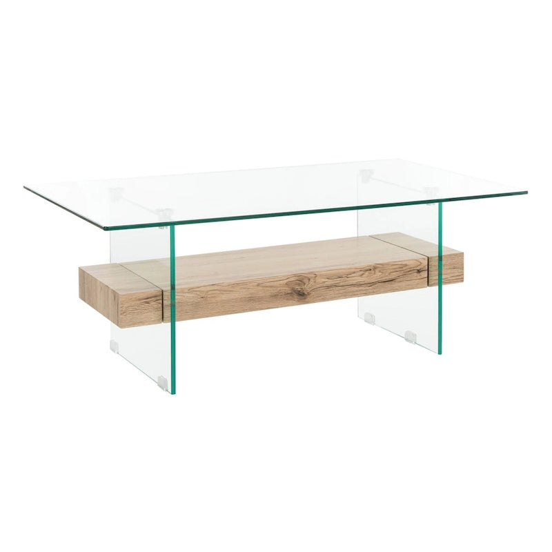 Modern Glass Coffee Table - 43.3 x 23.6 x 16.5 - 43W x 24D x 17H
