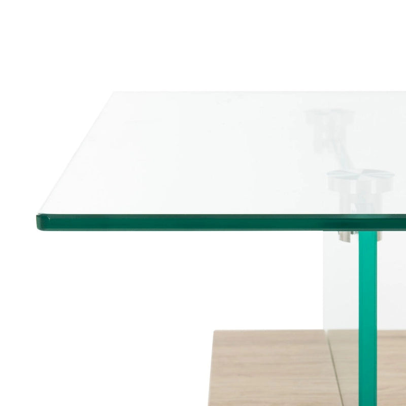 Modern Glass Coffee Table - 43.3 x 23.6 x 16.5 - 43W x 24D x 17H