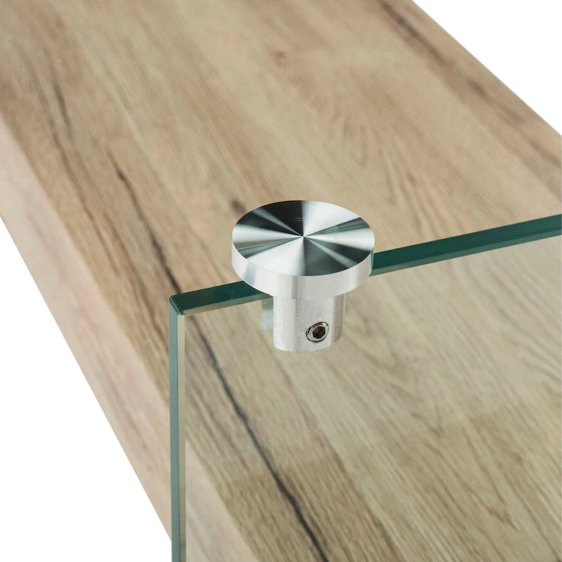 Modern Glass Coffee Table - 43.3 x 23.6 x 16.5 - 43W x 24D x 17H
