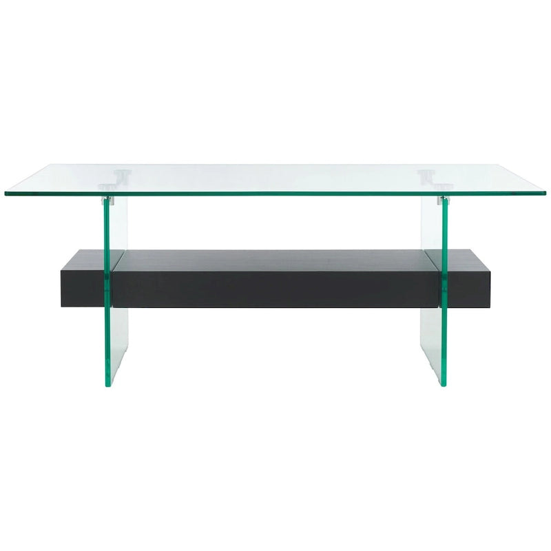 Modern Glass Coffee Table - 43.3 x 23.6 x 16.5 - 43W x 24D x 17H