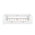 Twin Size Daybed with Shelves, Drawers and Built-In Charging Station