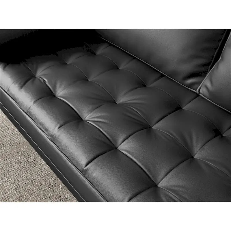 70-inch Vegan Leather Sofa
