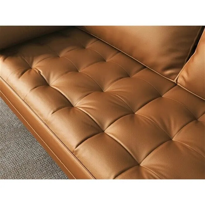 70-inch Vegan Leather Sofa