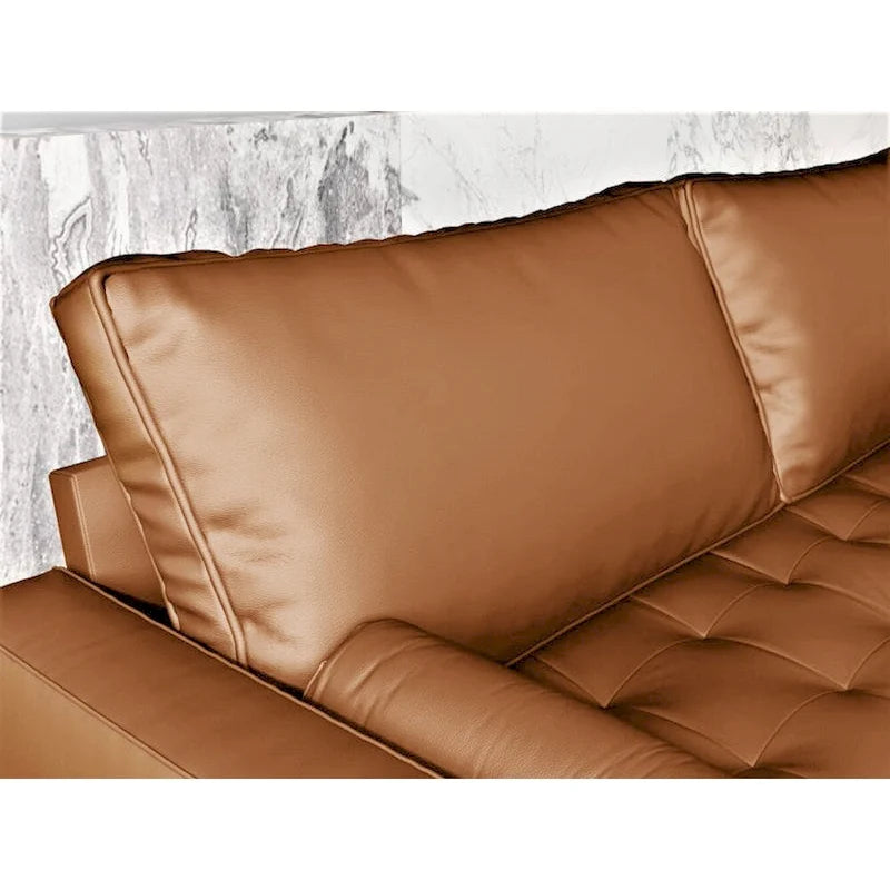 70-inch Vegan Leather Sofa