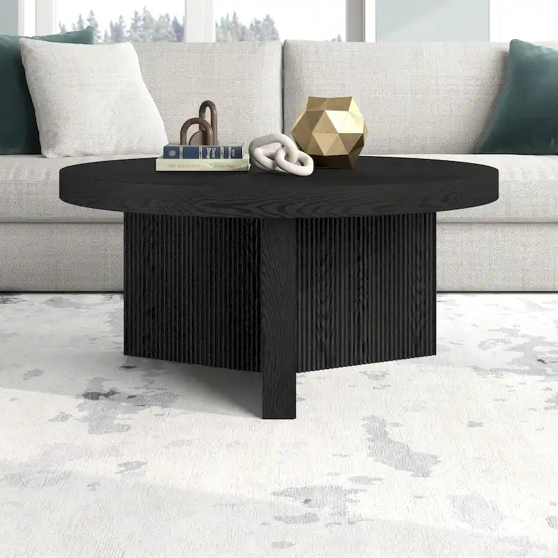 32-inch Wide Round Coffee Table