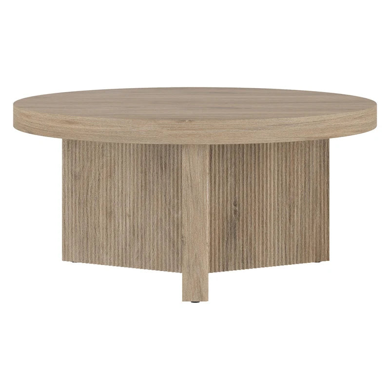 32-inch Wide Round Coffee Table