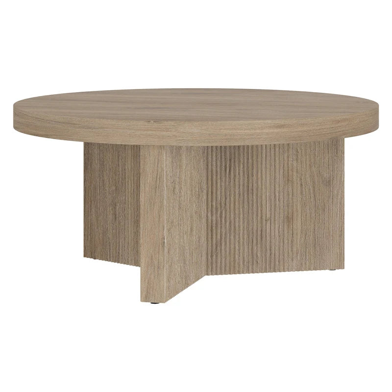 32-inch Wide Round Coffee Table