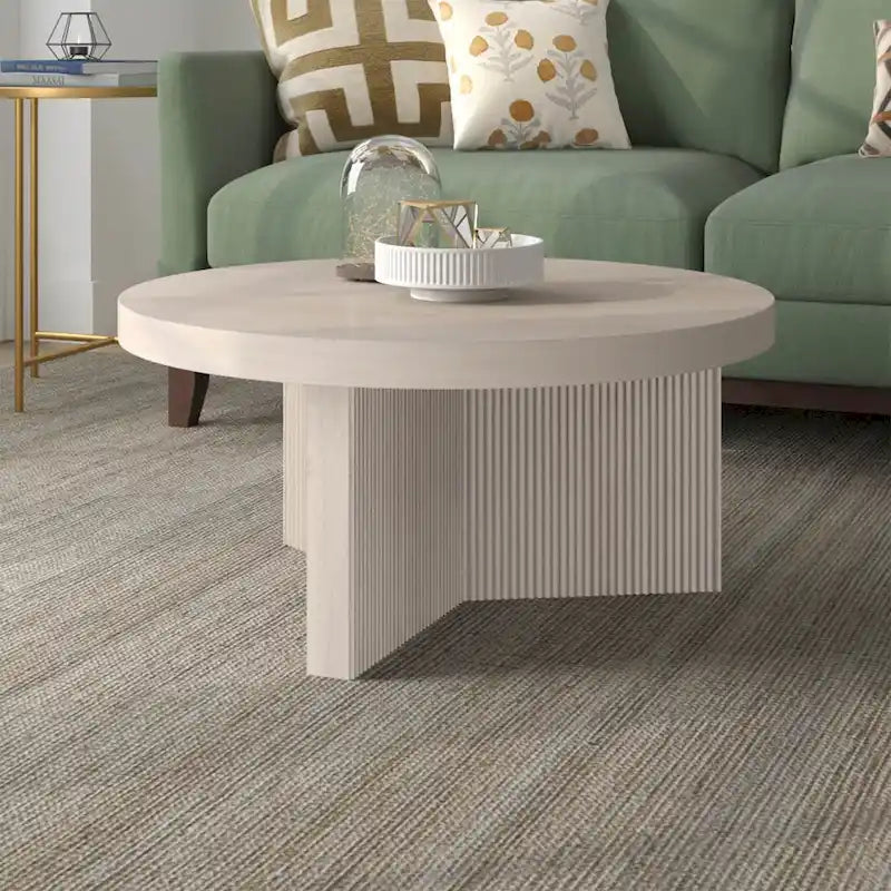 32-inch Wide Round Coffee Table