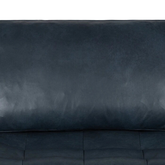 104.5" Left Sectional Sofa - Full Grain Genuine Italian Leather