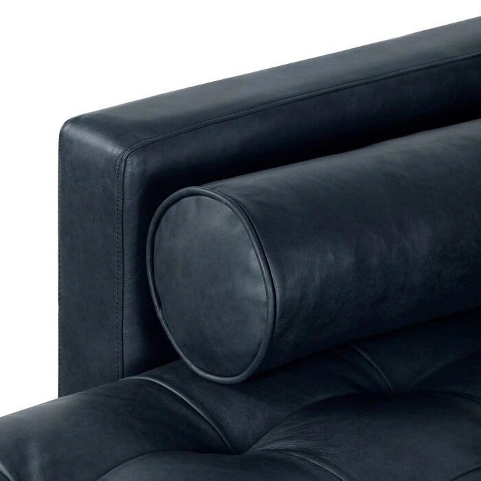 104.5" Left Sectional Sofa - Full Grain Genuine Italian Leather