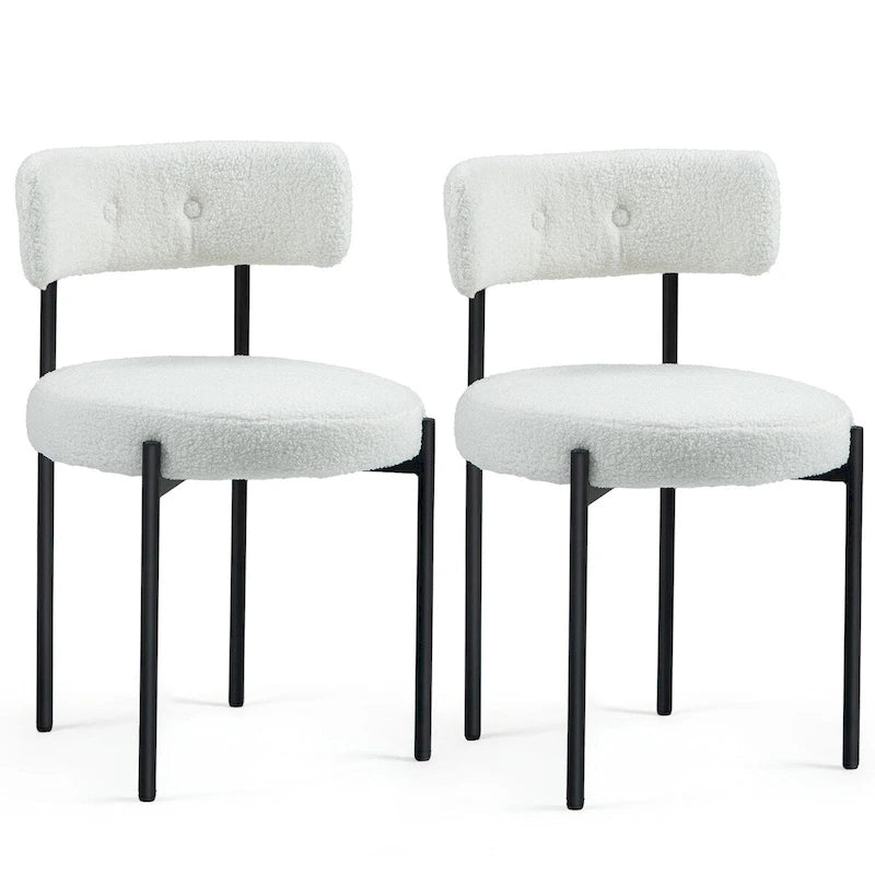 Mid-Century Modern Dining Chairs, Kitchen Chairs (Pair)