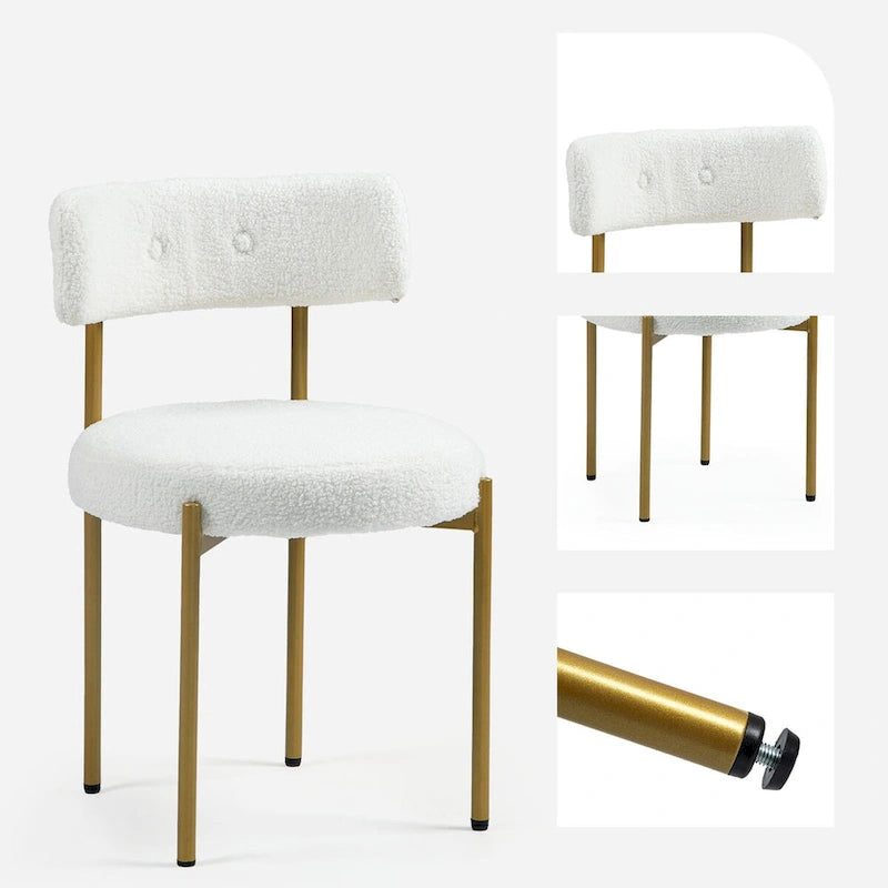 Mid-Century Modern Dining Chairs, Kitchen Chairs (Pair)