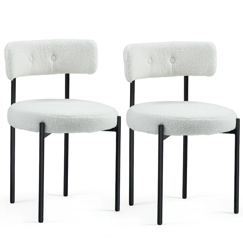 Mid-Century Modern Dining Chairs, Kitchen Chairs (Pair)