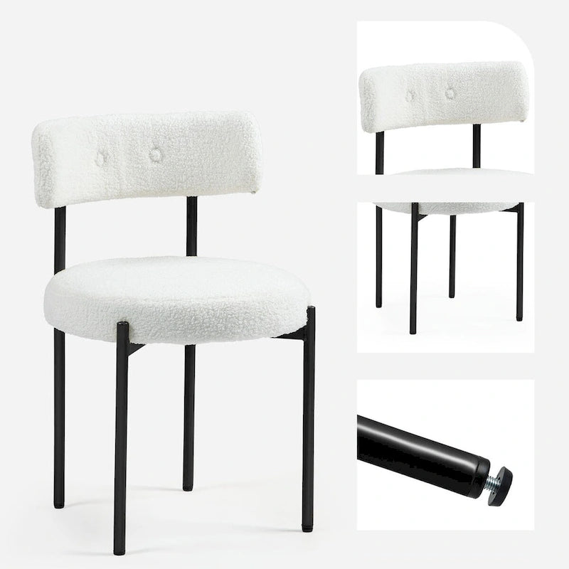 Mid-Century Modern Dining Chairs, Kitchen Chairs (Pair)