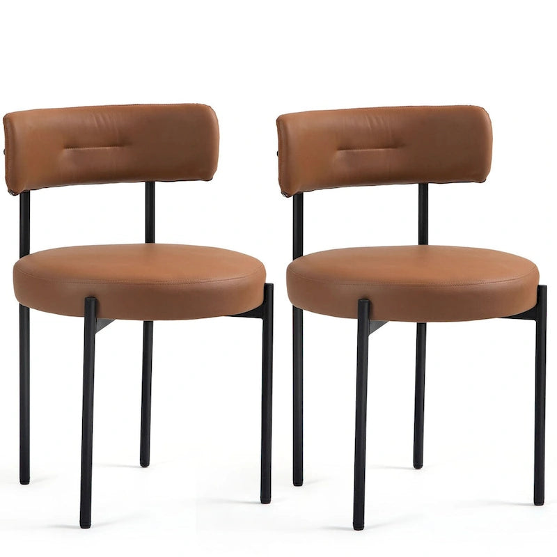 Mid-Century Modern Dining Chairs, Kitchen Chairs (Pair)
