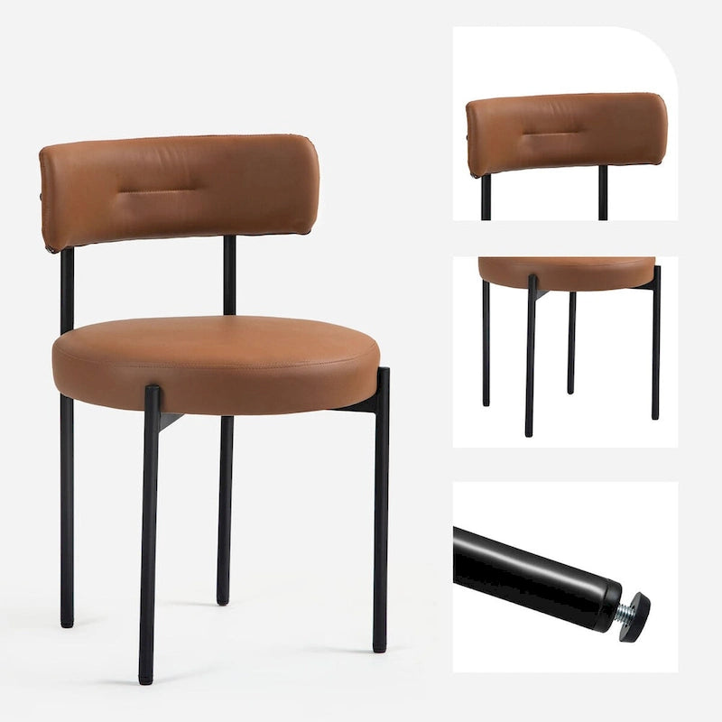 Mid-Century Modern Dining Chairs, Kitchen Chairs (Pair)