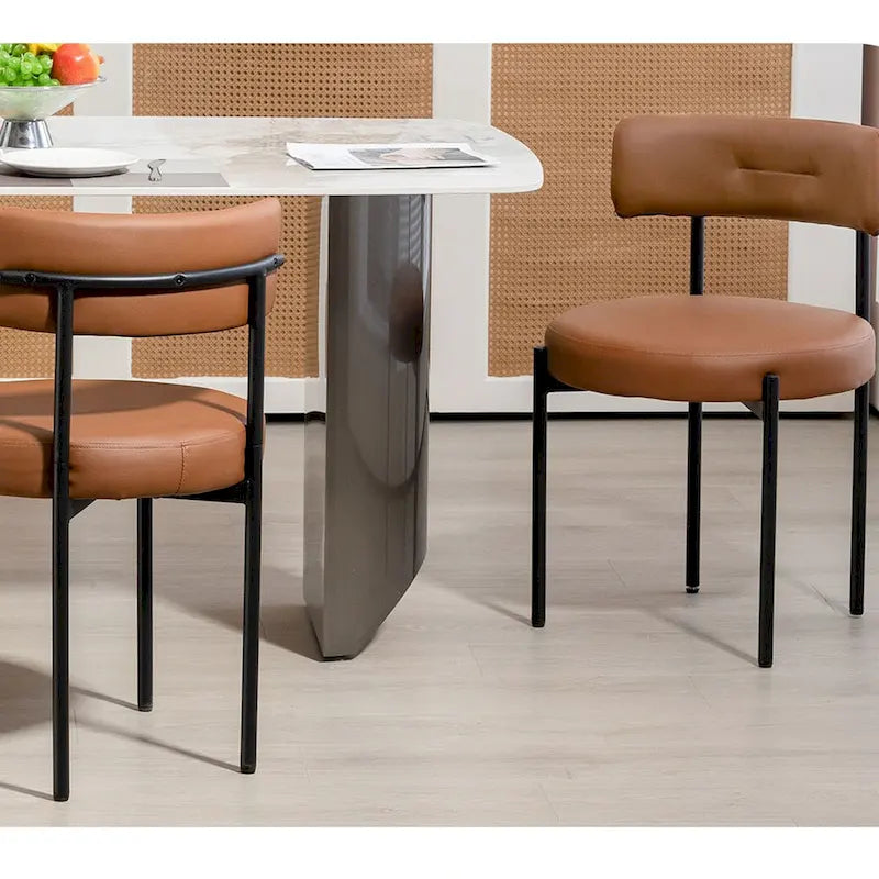 Mid-Century Modern Dining Chairs, Kitchen Chairs (Pair)