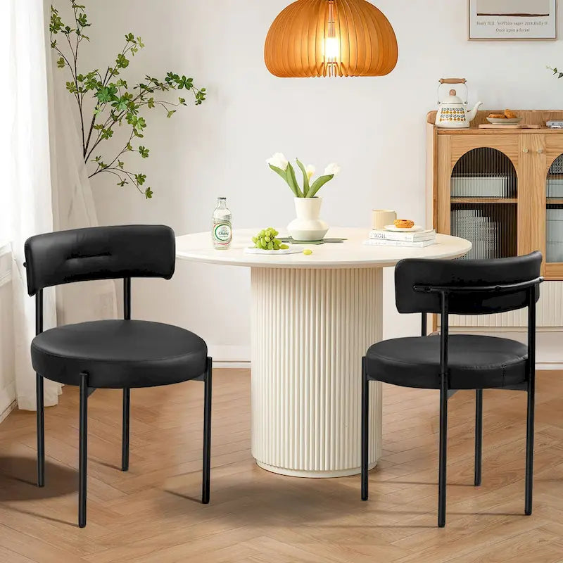Mid-Century Modern Dining Chairs, Kitchen Chairs (Pair)