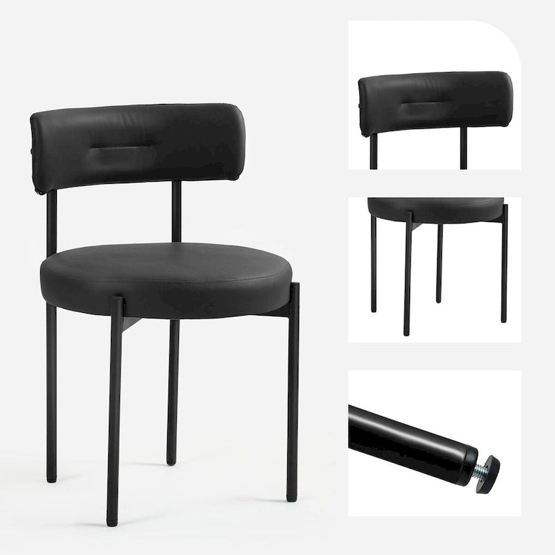 Mid-Century Modern Dining Chairs, Kitchen Chairs (Pair)