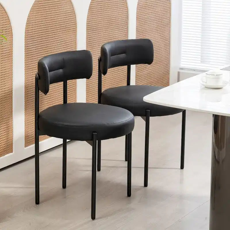 Mid-Century Modern Dining Chairs, Kitchen Chairs (Pair)