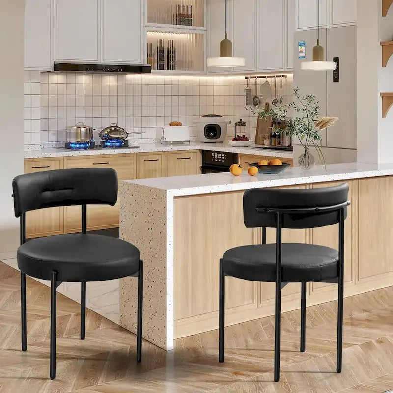 Mid-Century Modern Dining Chairs, Kitchen Chairs (Pair)